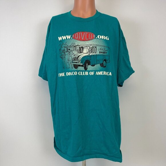 DIVCO Club Of America Delivery Trucks T Shirt Detroit Electric Vehicle Co XL - Picture 2 of 4